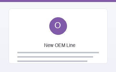 OEM line expansion
